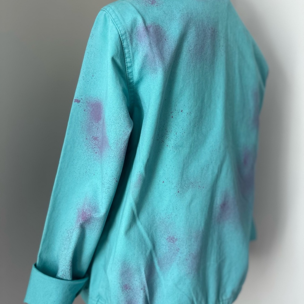 Handmade painted jacket. - Picture 6 of 17